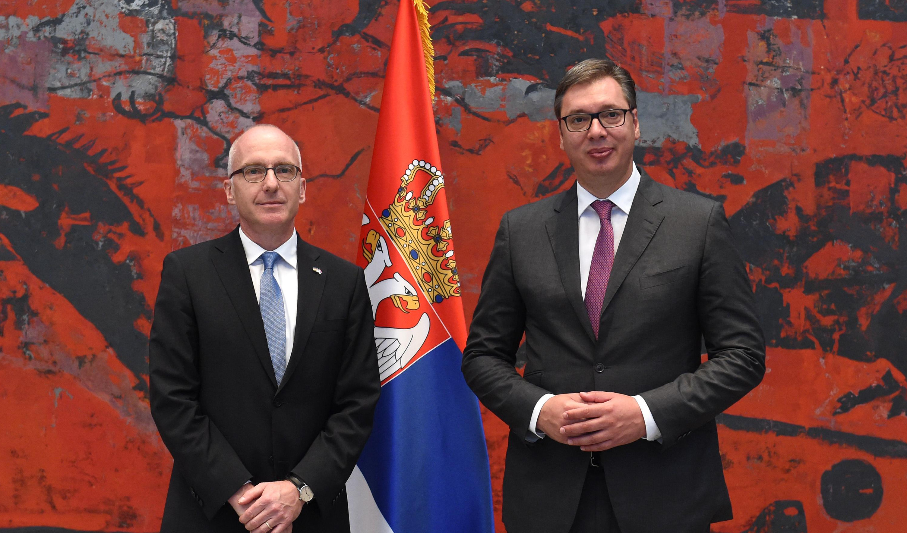 Vučić sutra sa ambasadorom Nemačke Šibom